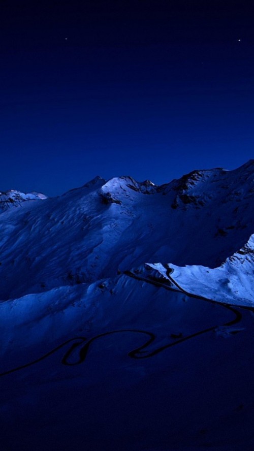 Image dark blue aesthetic nature, Aesthetics, nature, blue, mountainous landforms