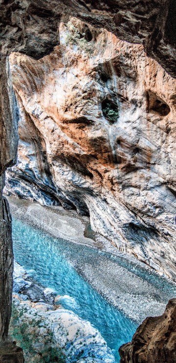 Image rock, water, formation, blue, turquoise