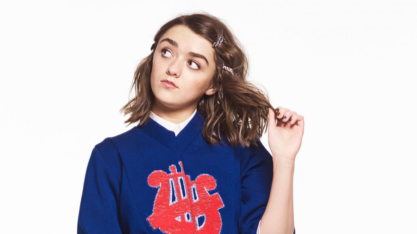 Maisie Williams, Arya Stark, game of thrones, actor, hair