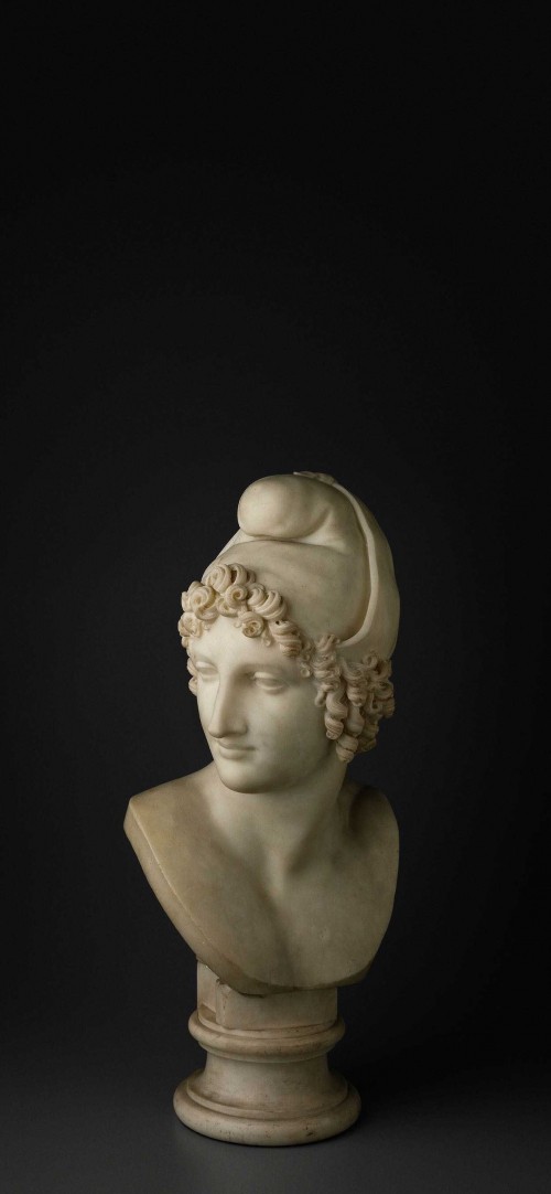 Image bust of paris, vase, art, stone carving, ceramic