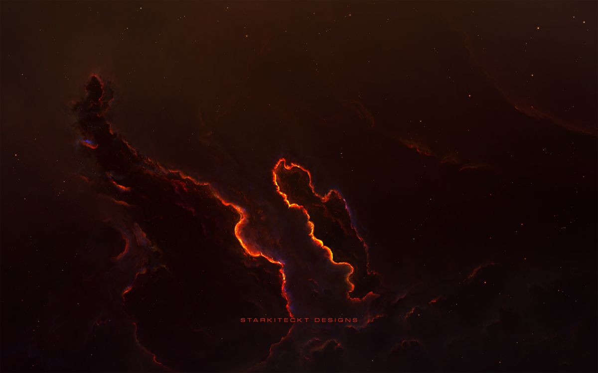 Schwarze Und Braune Galaxietapete. Wallpaper in 2560x1600 Resolution