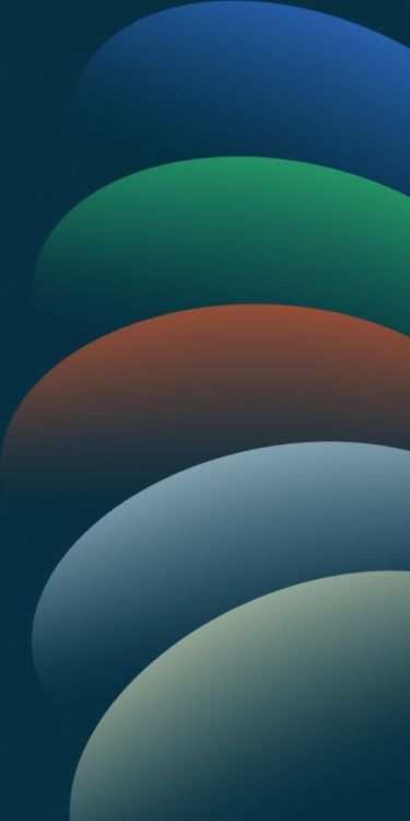 circle, smartphone, painting, teal, abstract art