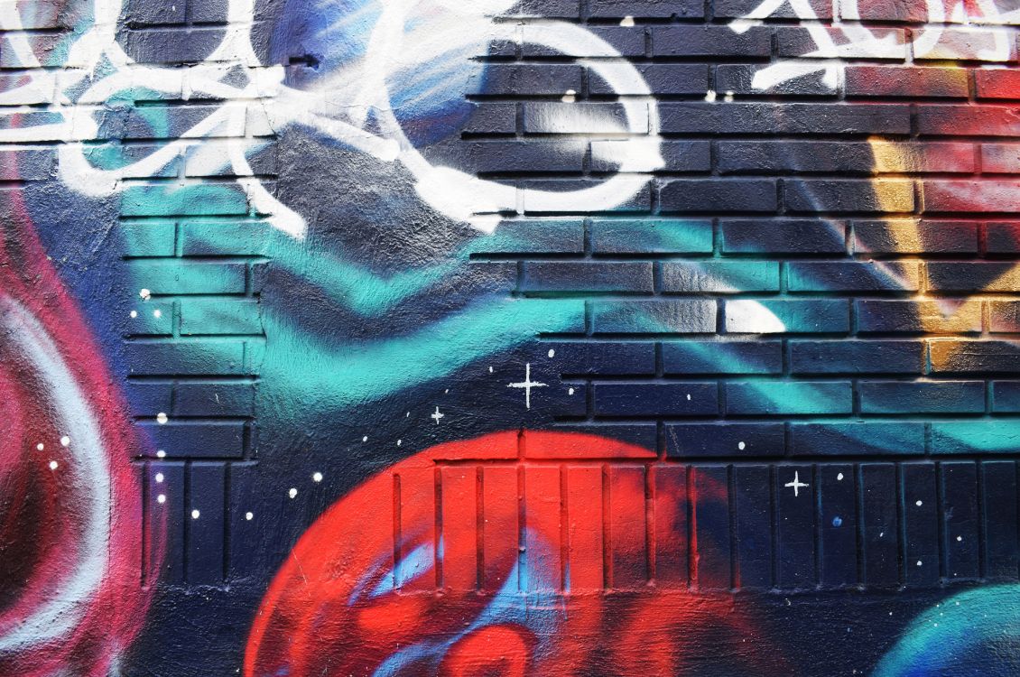 Malerei, Graffiti, Wand, Blau, Streetart. Wallpaper in 5940x3940 Resolution