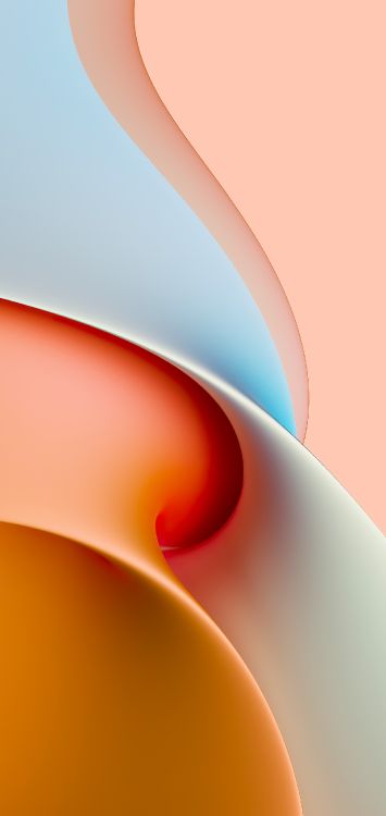 Naranja, Arte, Tintes y Matices, Patrón, Melocotón. Wallpaper in 1516x3200 Resolution