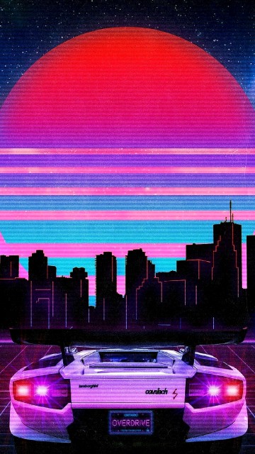 Image Aesthetics, vaporwave, toronto, magenta, purple