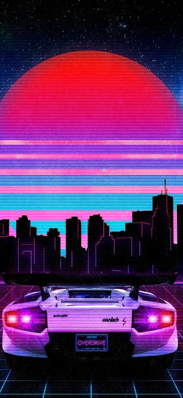 Image Aesthetics, vaporwave, toronto, magenta, purple