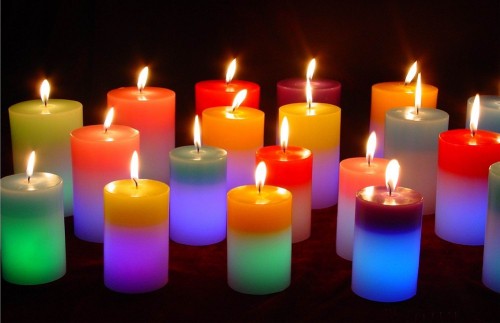 Image candle, color, lighting, light, wax