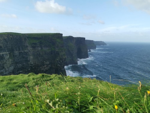 Image cliffs of moher, cliff, cove, cloud, plant