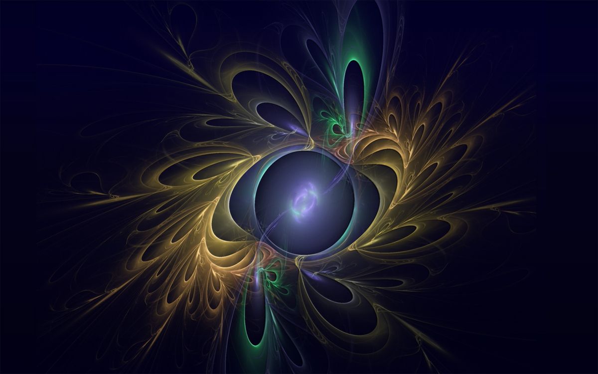 Illustration de Fleur Blanche et Violette. Wallpaper in 1920x1200 Resolution