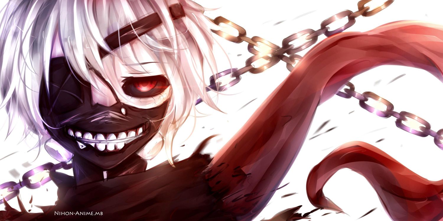 Femme Aux Cheveux Bruns Aux Yeux Rouges Illustration. Wallpaper in 3000x1500 Resolution