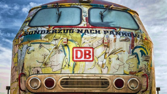 Image train, train graffiti, rail transport, graffiti, street art