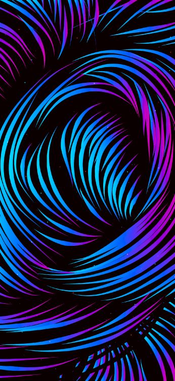 Ios, 苹果, Azure, 紫色的, 艺术 壁纸 1205x2609 允许