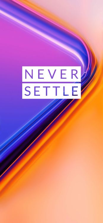 OnePlus 7 Pro, Azul, Amarillo, Naranja, Texto. Wallpaper in 1448x3120 Resolution