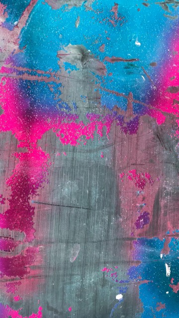 Image blue red and white abstract painting