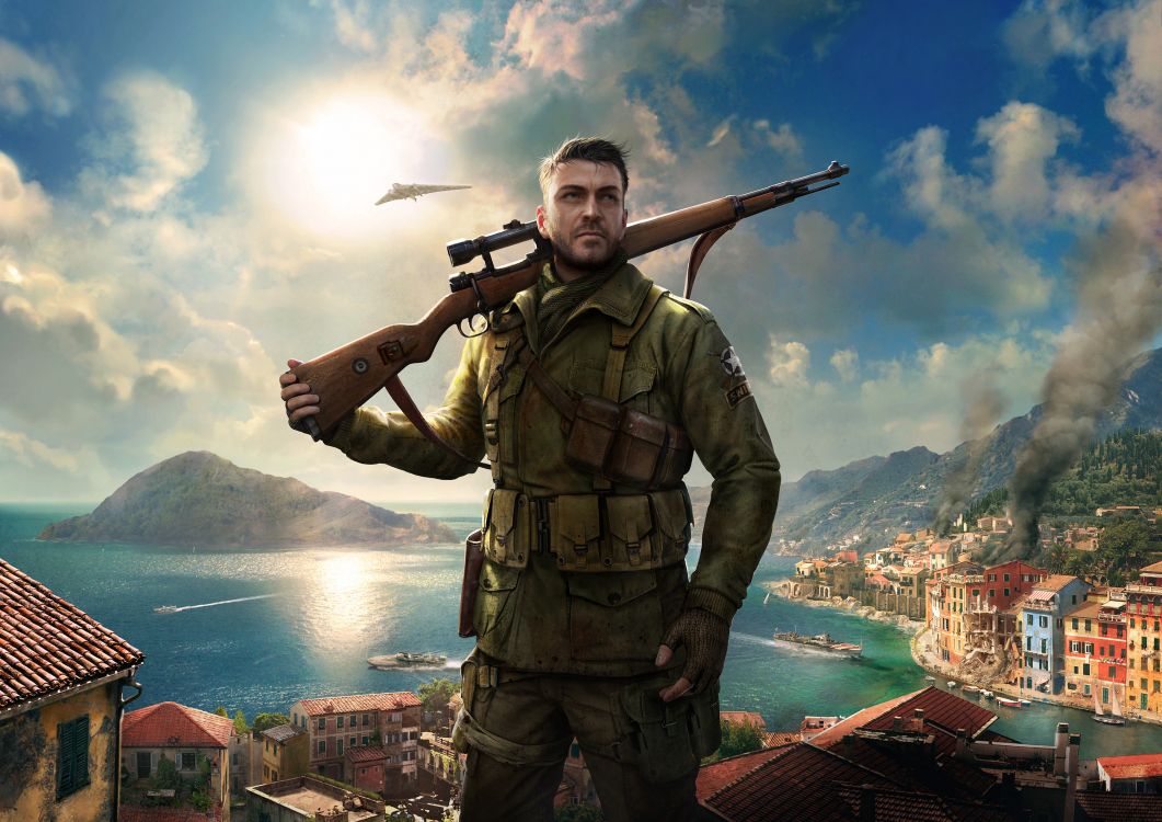 Sniper Elite 4, Shooter Game, Xbox One, Soldier, pc Game. Wallpaper in 3000x2120 Resolution