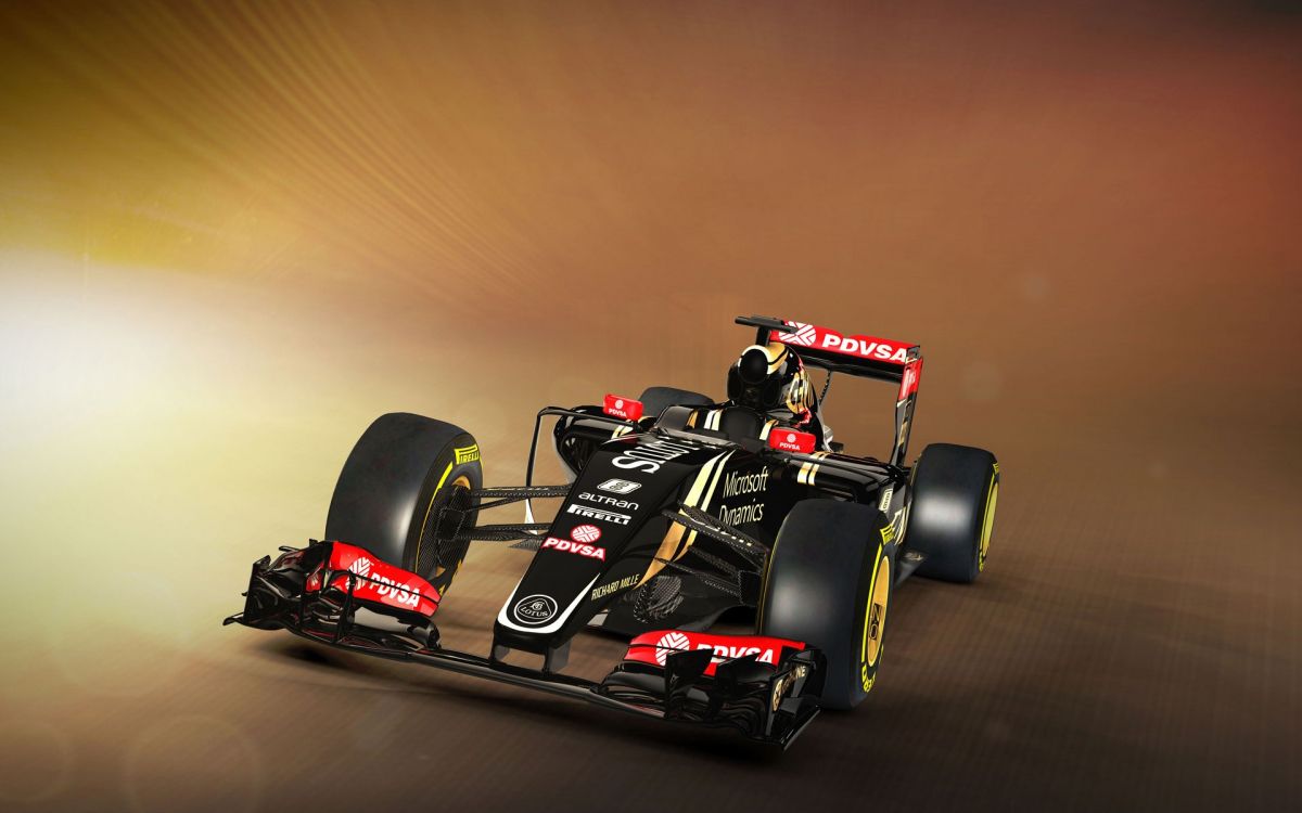 Schwarz Und Rot f 1 Auto. Wallpaper in 1920x1200 Resolution