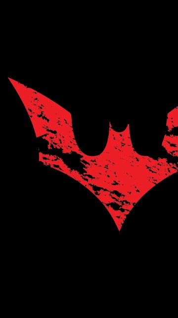 Image red heart with black background