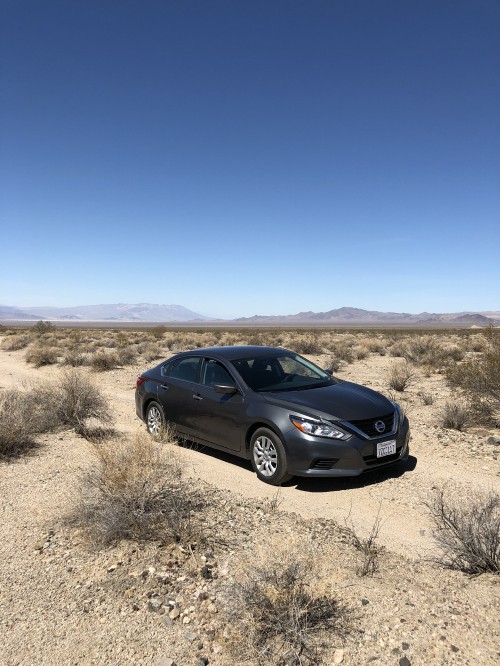 Image usa, Mojave Desert, road, king, compact car