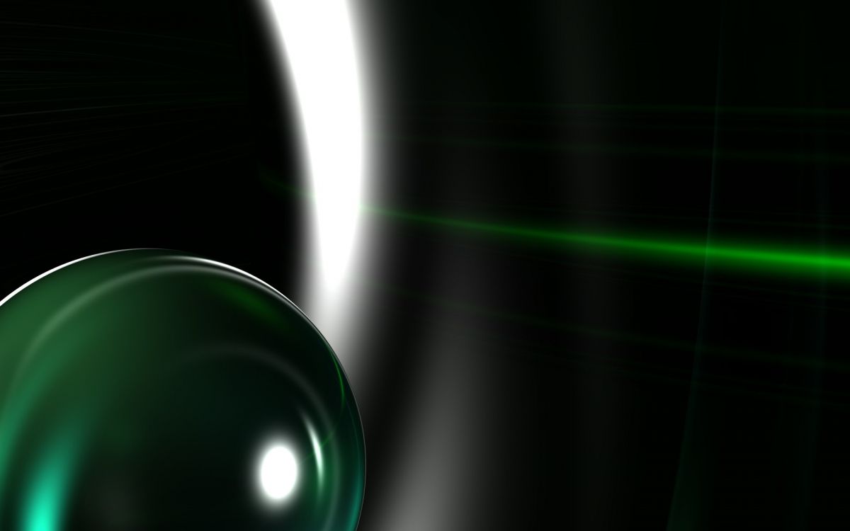 Luz Verde en Una Habitación Oscura. Wallpaper in 1920x1200 Resolution