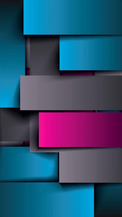 Android, Azul, Rectángulo, Azure, Rosa. Wallpaper in 1080x1920 Resolution