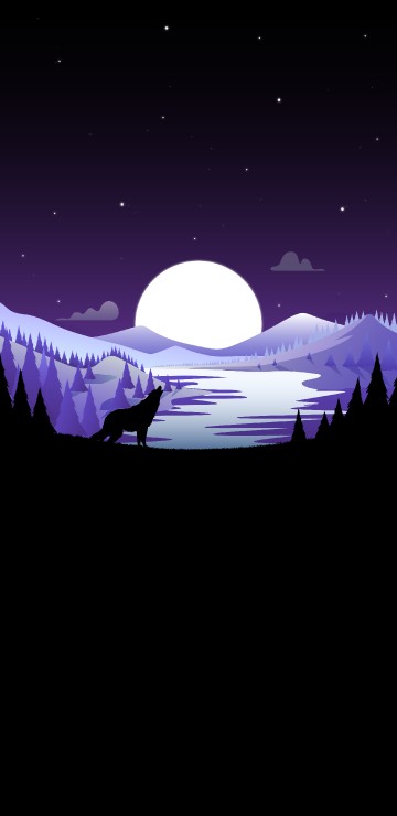 Image atmosphere, world, crescent, moon, art