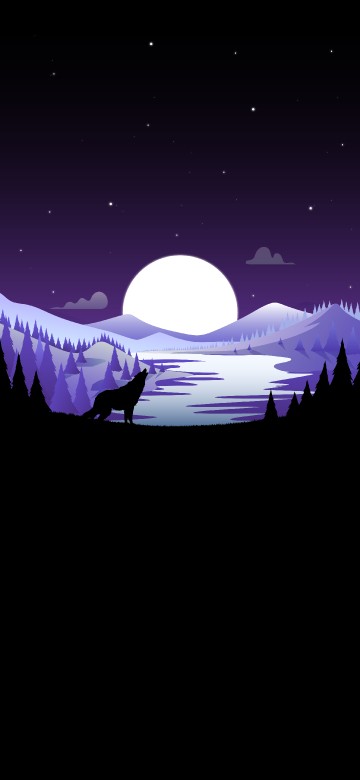 Image atmosphere, world, crescent, moon, art