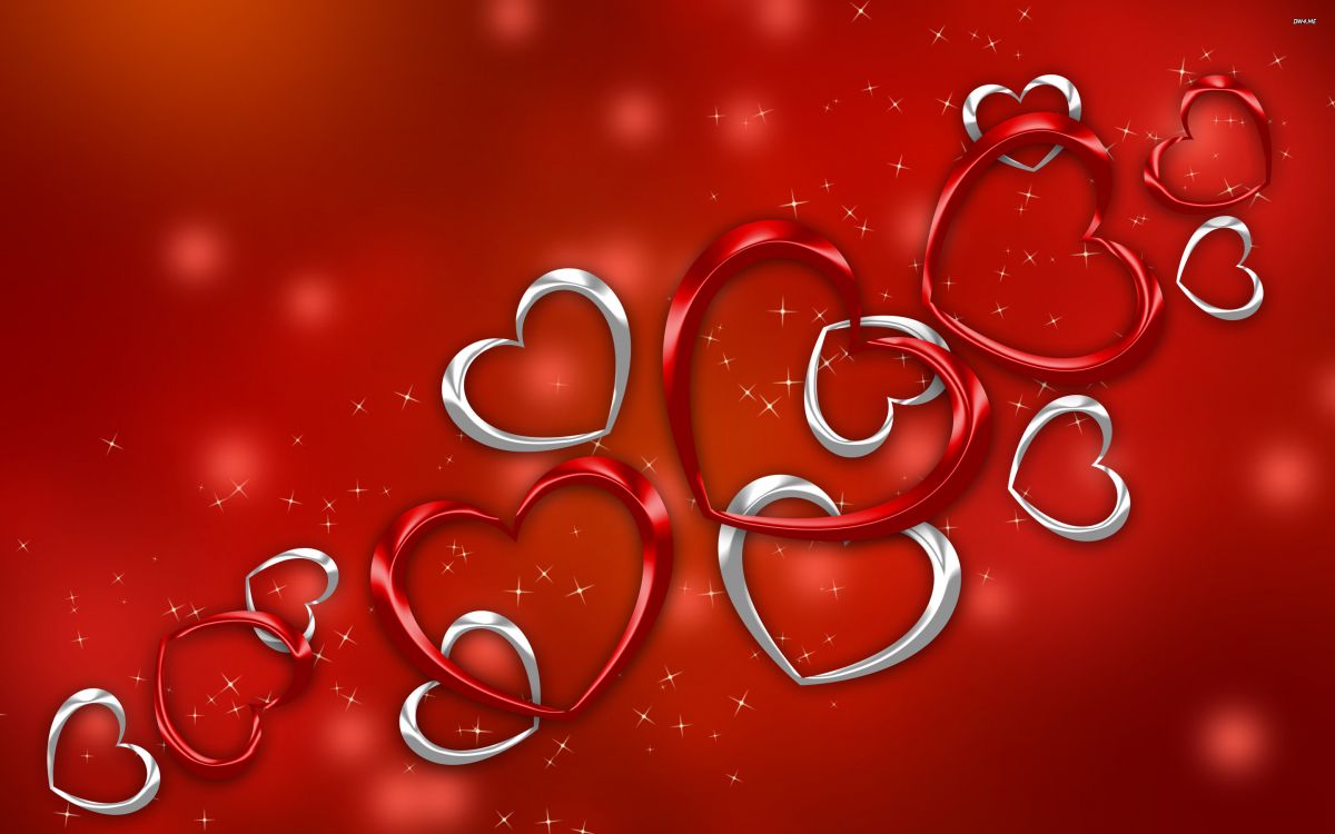 Heart, Valentines Day, Red, Love, Text. Wallpaper in 2880x1800 Resolution