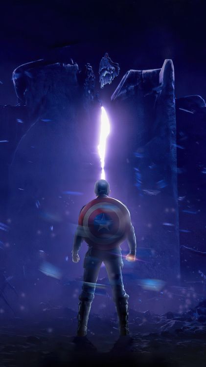 光, 艺术, 特效, 气体, 电蓝色的 壁纸 2160x3840 允许