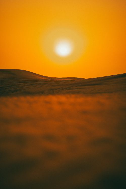 Sand, Matin, Afterglow, Orange, Ciel. Wallpaper in 4000x6000 Resolution