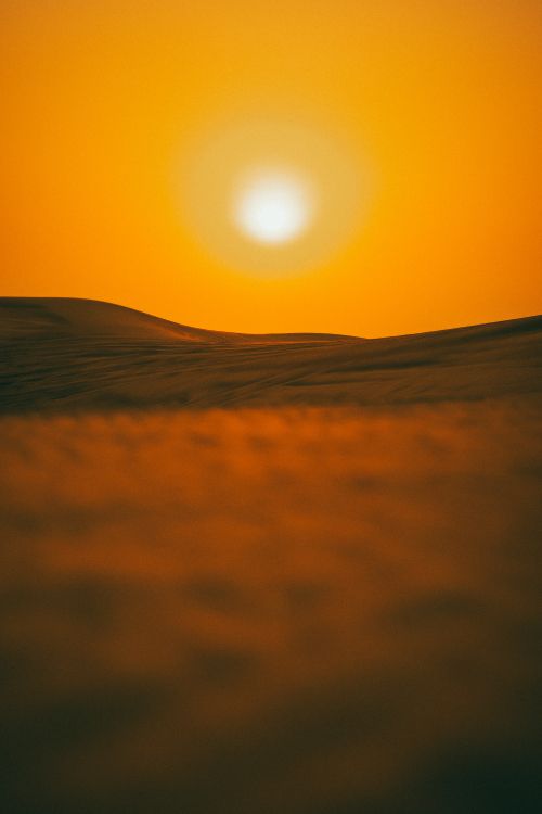 Sand, Morgen, Afterglow, Orange, Himmel. Wallpaper in 4000x6000 Resolution