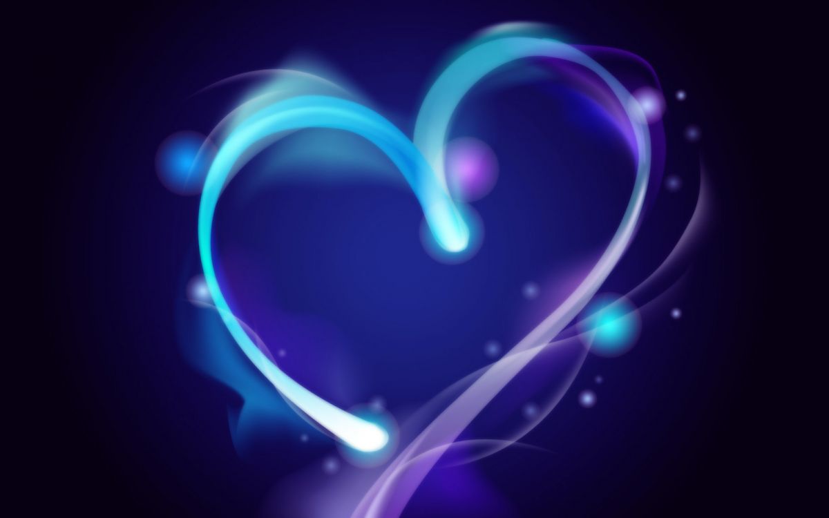 Cœur, Blue, Purple, Lumière, Amour. Wallpaper in 2000x1250 Resolution