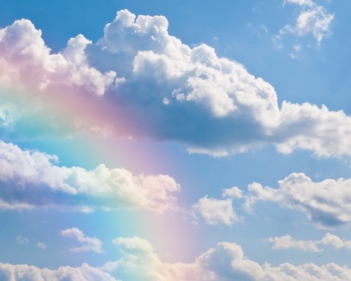 Image white clouds and blue sky during daytime