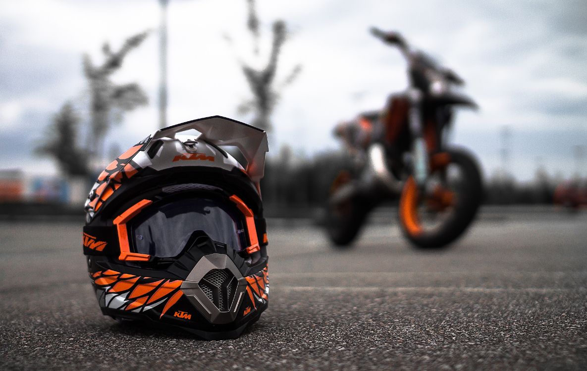 motorcycle helmet, motorcycle, ktm, helmet, motorcycling