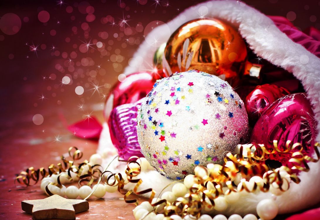 Neujahr, Weihnachten, Christmas Ornament, Weihnachtsdekoration, Magenta. Wallpaper in 3000x2061 Resolution