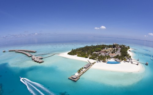 Image aerial view of beach during daytime