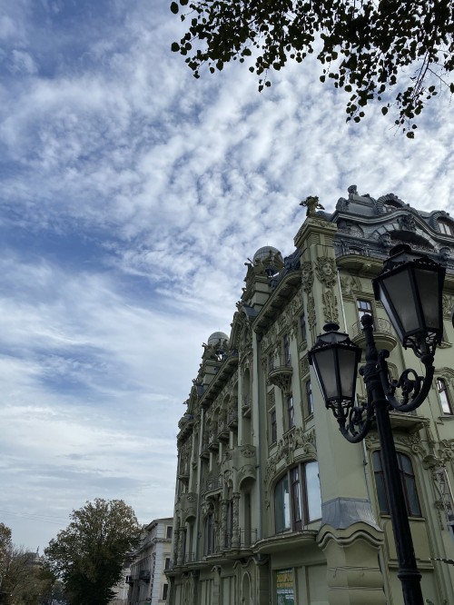 Image cloud, neighbourhood, facade, street light, light fixture