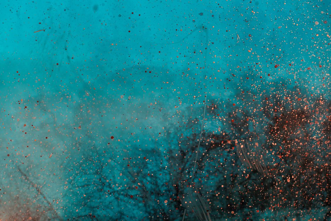 Blaue Und Weiße Abstrakte Malerei. Wallpaper in 6000x4000 Resolution