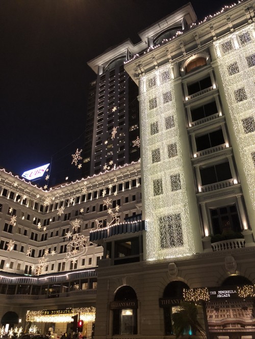 Image the peninsula hong kong, window, facade, architecture, night