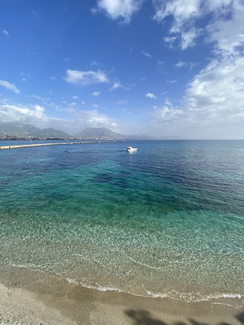 Image sea, cloud, water, blue, azure