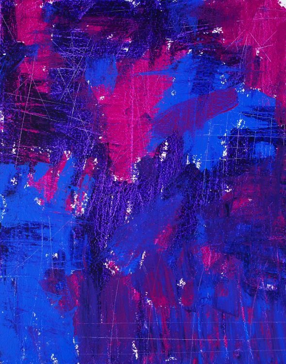 Moderne Kunst, Acrylfarbe, Kunst, Blau, Kobaltblau. Wallpaper in 3325x4228 Resolution