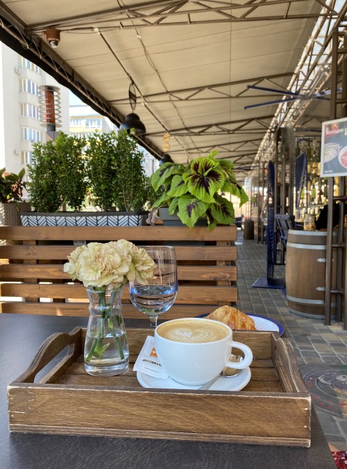 Image table, cafe, science, biology, coffee cup