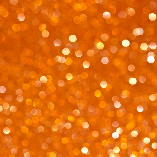 Image orange and white bokeh lights