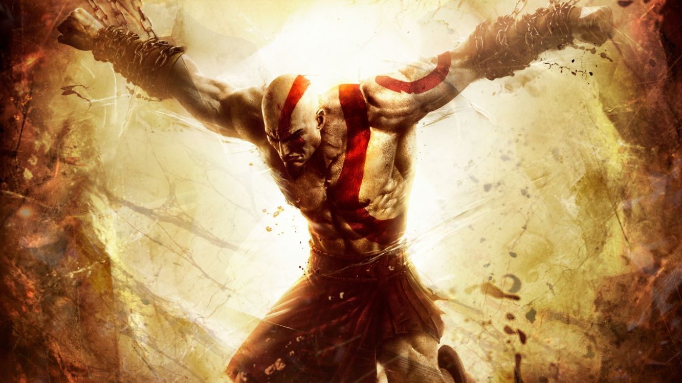 Download wallpaper 1125x2436 kratos throne god of war video game angry  iphone x 1125x2436 hd background 7921