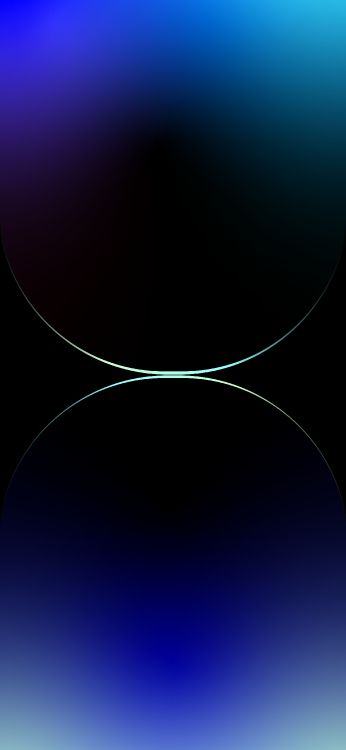 气氛, 电蓝色的, 对称, 陆地上的植物, 艺术 壁纸 2340x5064 允许