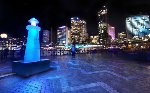 Image city skyline during night time