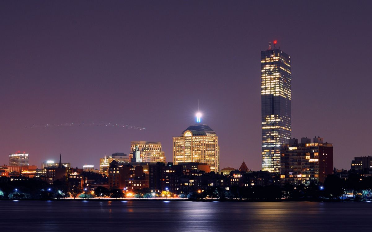 波士顿, 天际线, 城市景观, 城市, 里程碑 壁纸 2560x1600 允许