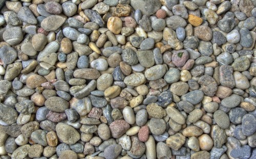 Image brown and gray stones on gray and brown stones