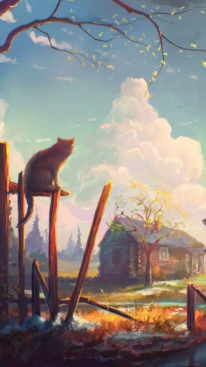 Arte, Cartel, Ambiente, Naturaleza, Sucursal. Wallpaper in 1080x1920 Resolution