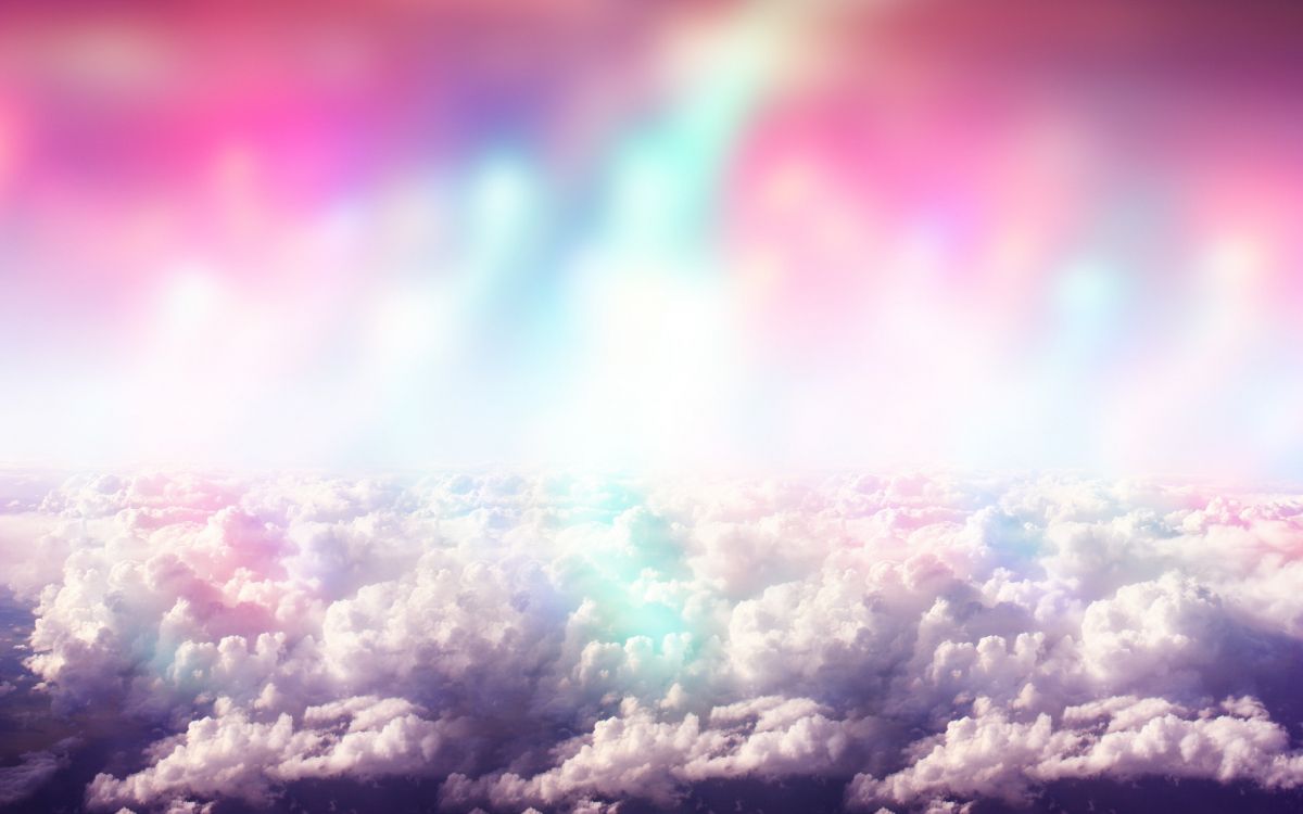 Nuages Blancs et Ciel Bleu. Wallpaper in 2560x1600 Resolution