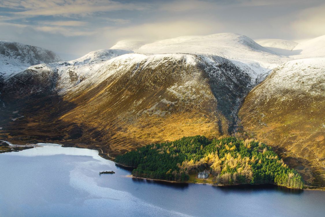 Natur, Balmoral Schloss, Loch Muick, Mar-Lodge-Anwesen, Wasser. Wallpaper in 9504x6336 Resolution